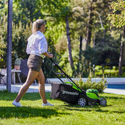 40V Cordless Lawn Mower 41cm with 2 x 2Ah Batteries & Charger