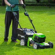 48V Self-Propelled Cordless Lawn Mower 46cm with 2 x 4Ah Batteries
