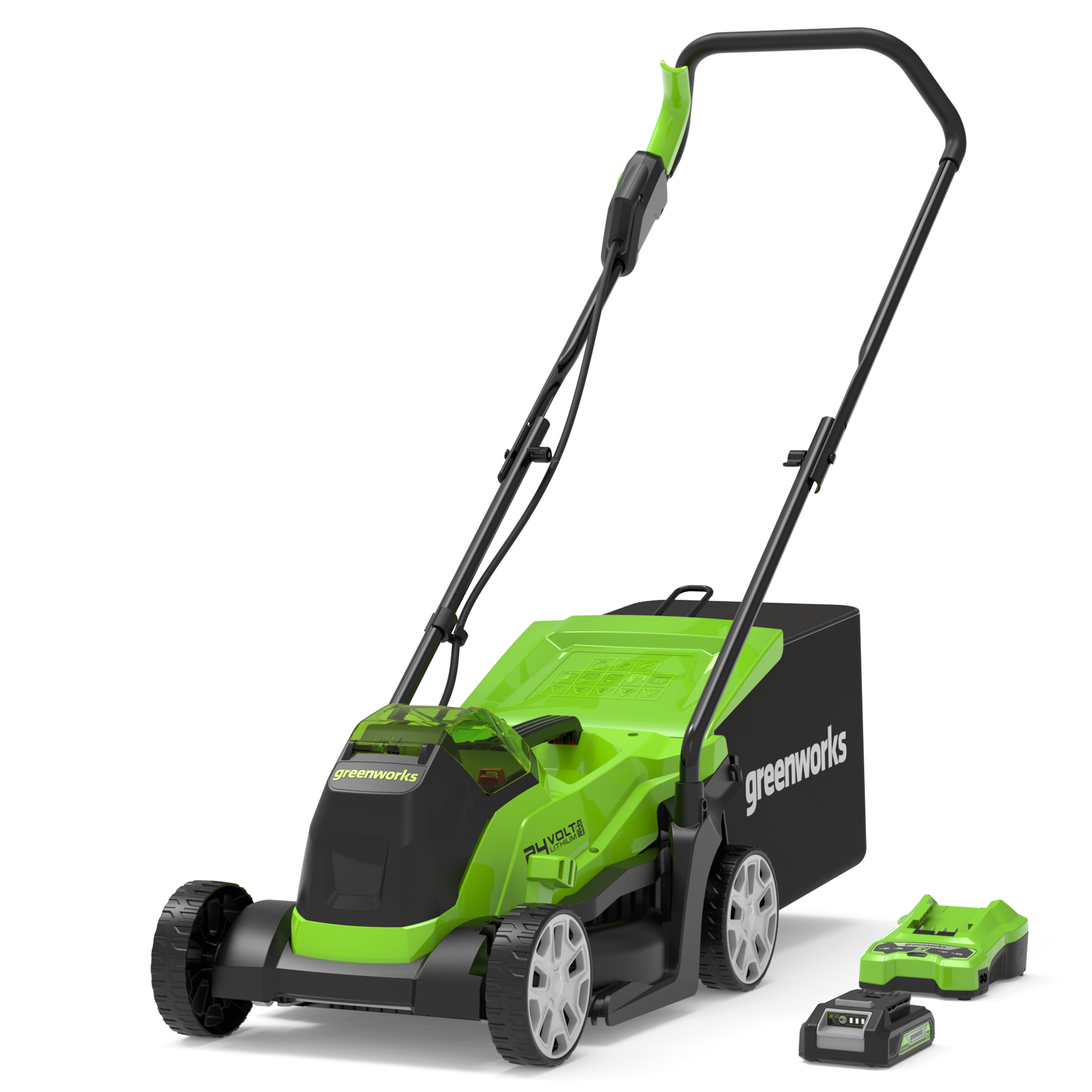 24V Lawn Mower 33cm - 2Ah Battery